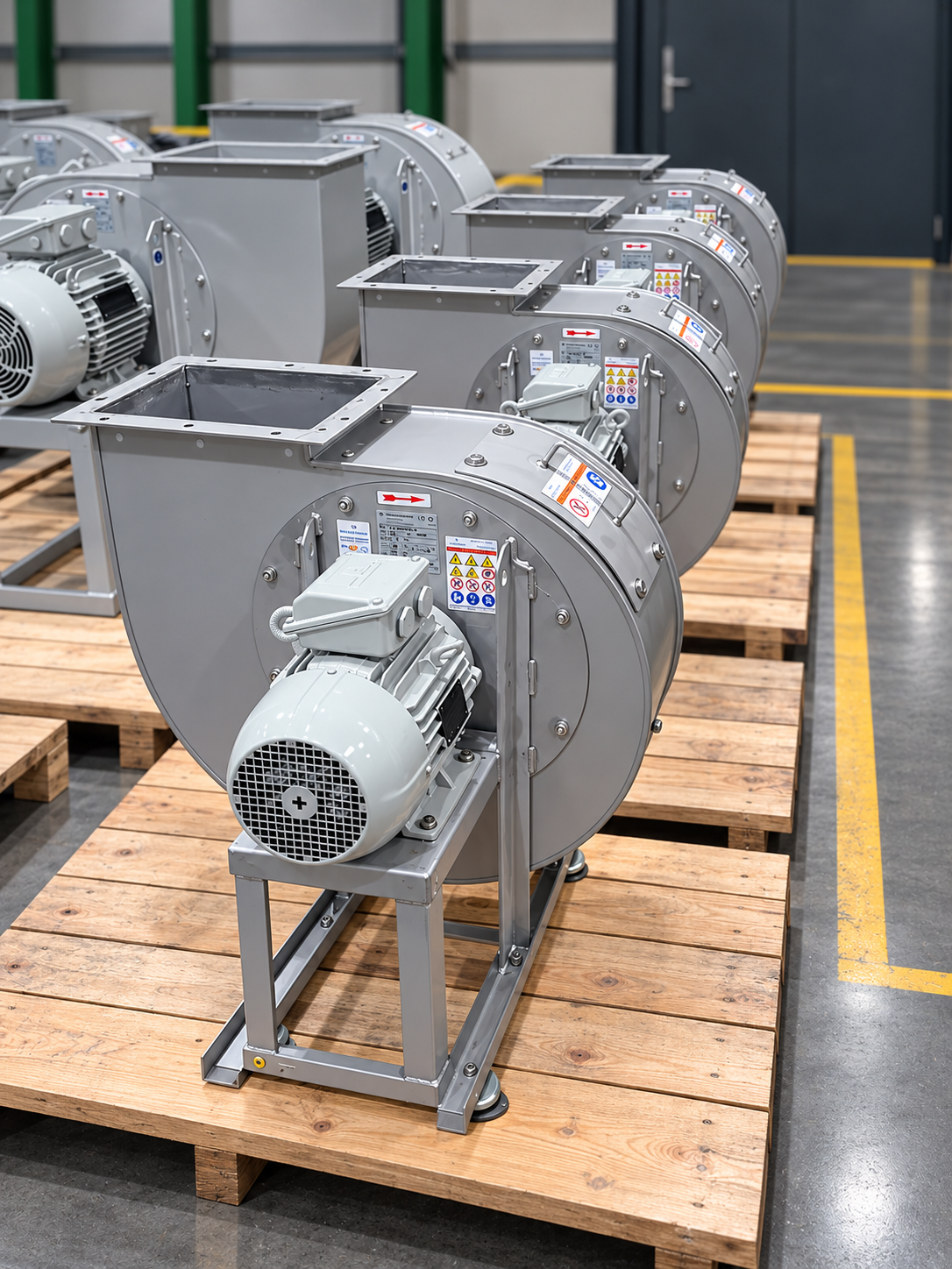 Ventiladores industriales y accesorios CAPTAIR